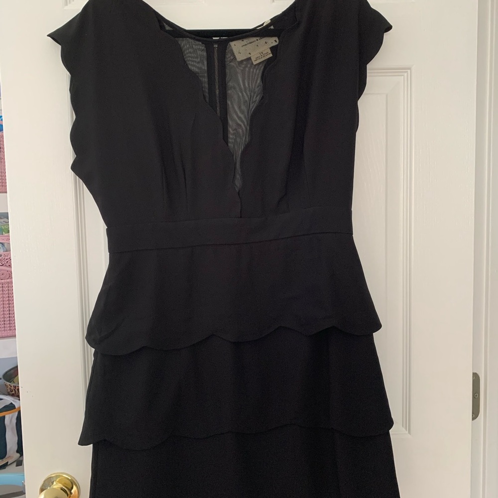 Black cocktail dress
